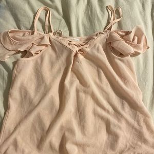 Summer blouse colour salmon